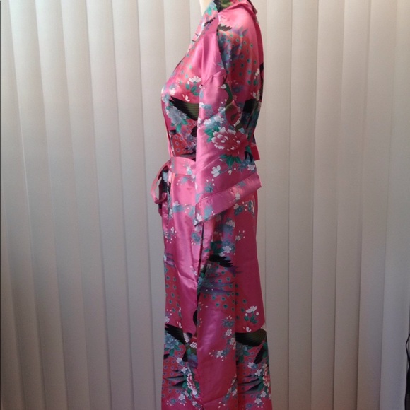 Bottoms out gal Intimates & Sleepwear Women Satin Kimono Robe Long